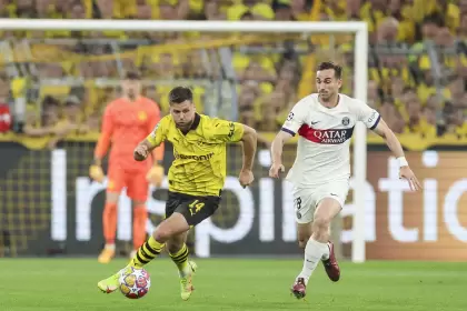 En el encuentro de ida, el Dortmund venci por 1-0 al PSG, por lo que la serie qued abierta para cualquiera de los dos