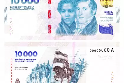 Ya circula el nuevo billete de $10.000: cmo detectar uno falso