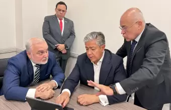 El gobernador neuquino se reuni con el presidente y las mximas autoridades de Petrobras.