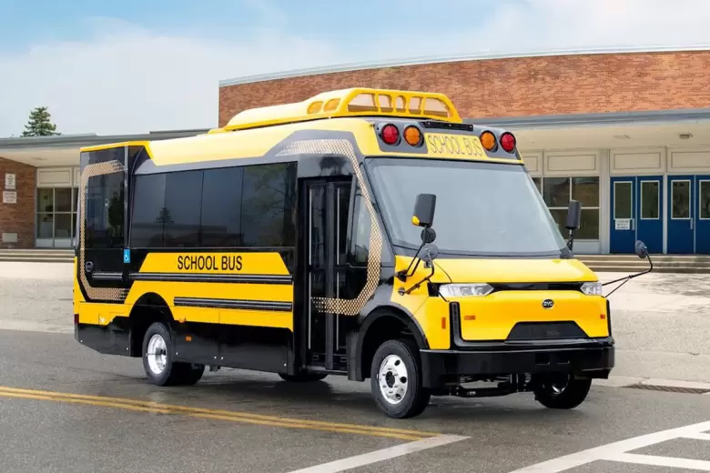 El bus escolar elctrico que BYD fabrica y comercializa en Estados Unidos.