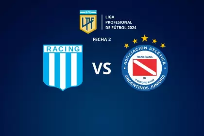 Racing vs. Argentinos Juniors disputarn la segunda fecha de la Liga Profesional del ftbol argentino