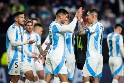 Argentina viene de ganarle a Ecuador con un gol de Angel Di Mara