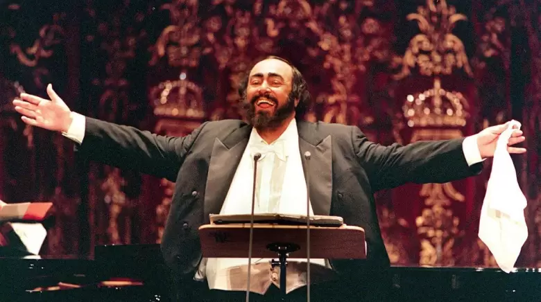 Luciano Pavarotti, el cantante predilecto de Milei.