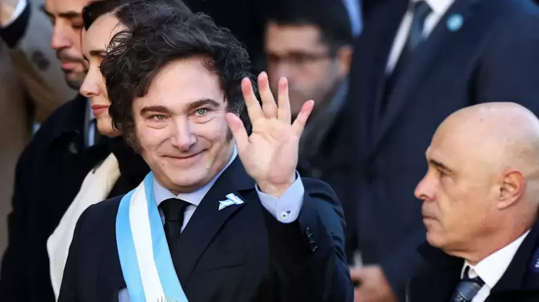 El presidente Javier Milei