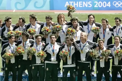 En Atenas 2004, Argentina consigui la primera medalla dorada en el ftbol