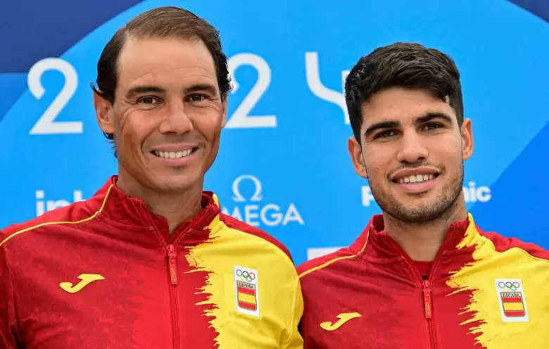 Rafael Nadal y Carlos Alcaraz