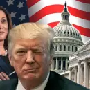 Donald Trump sigue aventajando a Kamala Harris en los estados clave, pero su ventaja se redujo