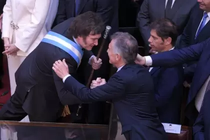 Javier Milei y Mauricio Macri