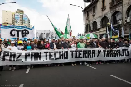 La protesta de "Los Cayetanos" ya se realiz a los largo de ocho aos en reclamo de "pan, paz, tierra, techo y trabajo".