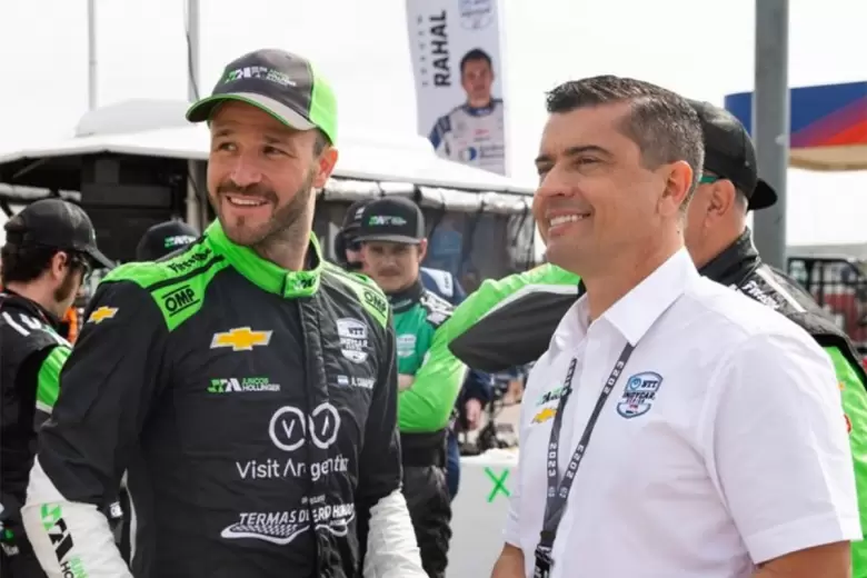 Agustn Canapino y Ricardo Juncos, la dupla argentina que sorprendi a la IndyCar.