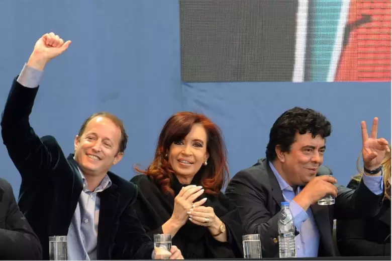 Insaurralde y Espinoza, con Cristina Kirchner en la campaa del ao 2013