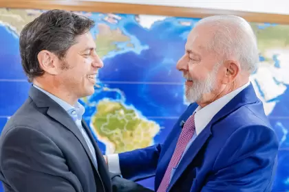 Axel Kicillof y Lula Da Silva.