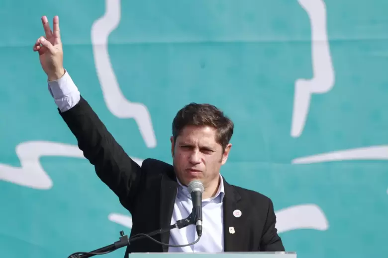 El gobernador Axel Kicillof.