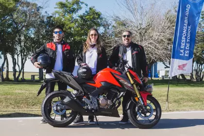 El equipo de capacitadores de Honda Safety de Argentina.