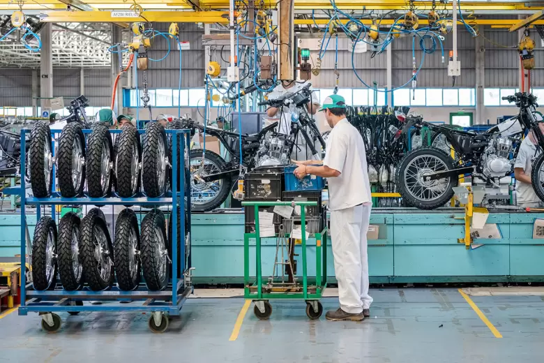 Honda incrementará la exportación de piezas motos a Brasil.