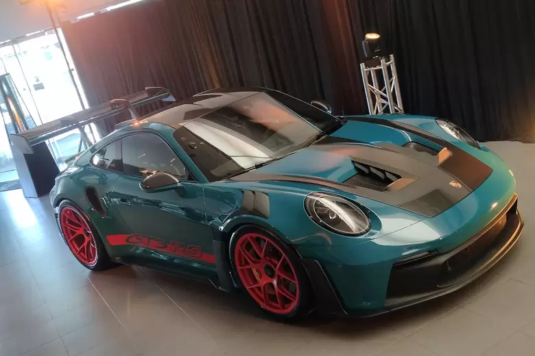 El ms exclusivo de los Porsche GT3 RS de Argentina tiene personalizacin a pedido del cliente realizada en fbrica.