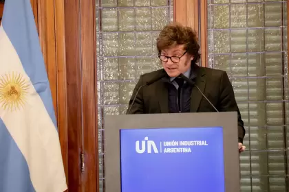 Javier Milei en la UIA