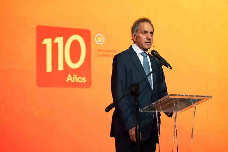 Daniel Scioli, presente en la celebracin de Shell.