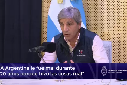 Peso fuerte, crecimiento del crdito y Argentina como mejor alumno del mundo: las frases de Luis Caputo en su nuevo streaming