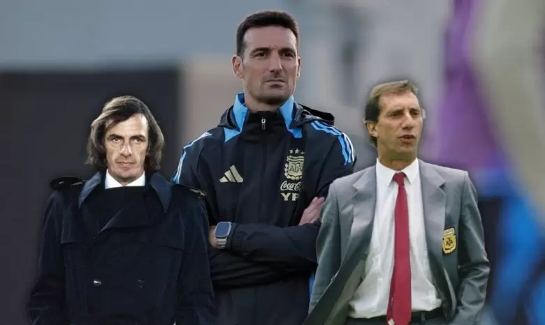 Menotti, Scaloni y Bilardo