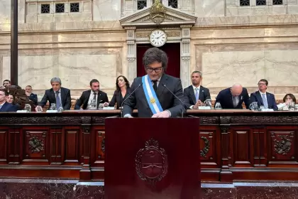 El Presidente Javier Milei present el Presupuesto 2025 en el Congreso de la Nacin