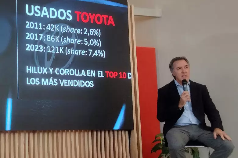 Uno de cada tres clientes de Toyota deja su unidad usada en parte de pago, revel Limpenny.