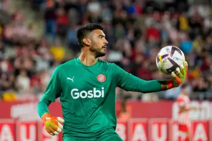 El argentino Paulo Gazzaniga es el arquero de la revelacin Girona