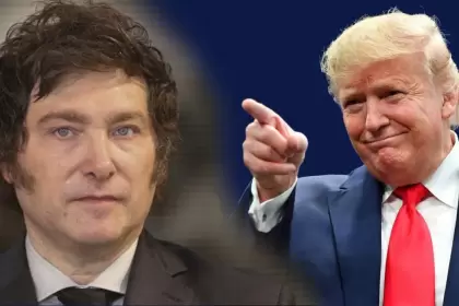 Javier Milei y Donald Trump.