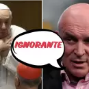 Espert contra el Papa: "Es un ignorante y dijo una cantidad de estupideces inimaginables"