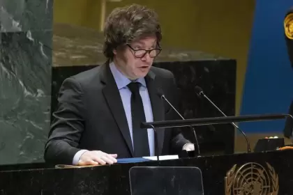 Javier Milei en la ONU.