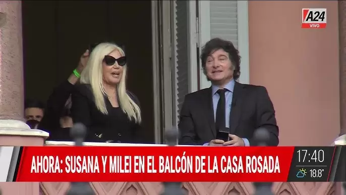 Susana y Milei