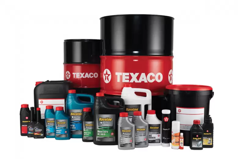 La línea de lubricantes Texaco incluirá la comercialización de diferentes productos.