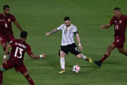 Argentina tuvo un gran dominio ante Venezuela en los últimos partidos que disputaron