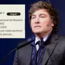 Javier Milei hizo un posteo con un error matemático y lo mataron en las redes