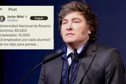 Milei hizo un posteo con un error matemático y lo condenaron en las redes