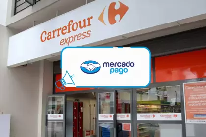 Descuento pagando con Mercado Pago en Carrefour.