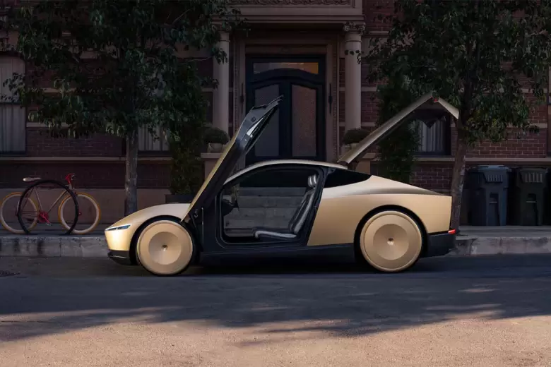 El "Cybercab" es el primer robotaxi de Tesla totalmente autónomo.