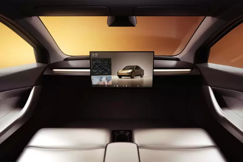 Es un auto bi-plaza sin volante ni pedales, que se cargará solo y por inducción.