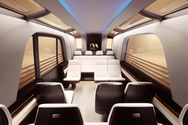 La "Robovan" podrá realizar recorridos urbanos como los que se hacen en los aeropuertos o de camino a la escuela.