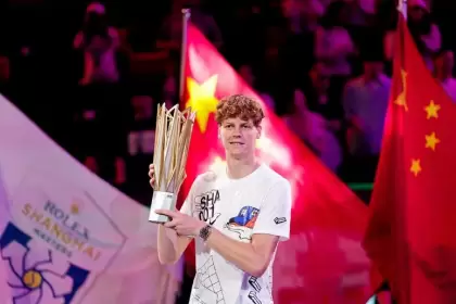 Sinner le ganó al máximo ganador del Masters 1000 de Shangái, con un total de cuatro