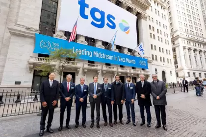 Los ejecutivos, hoy en Wall Street