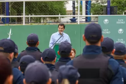 El intendente de San Isidro, Ramón Lanús