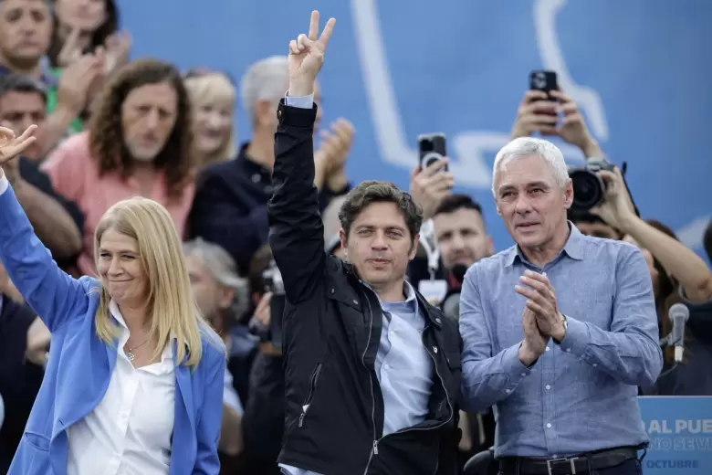 El gobernador Axel Kicillof
