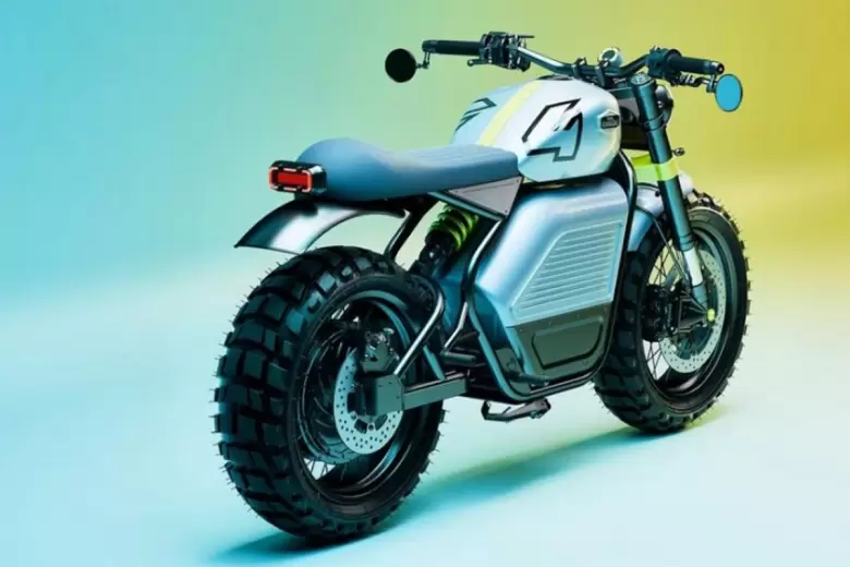 La Heritage Srcrambler es una moto eléctrica con look retro.