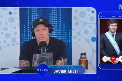 Milei dialogó con Fantino y su equipo.