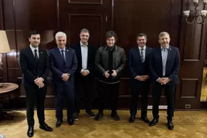 Javier Milei y los gobernadores de Juntos por el Cambio