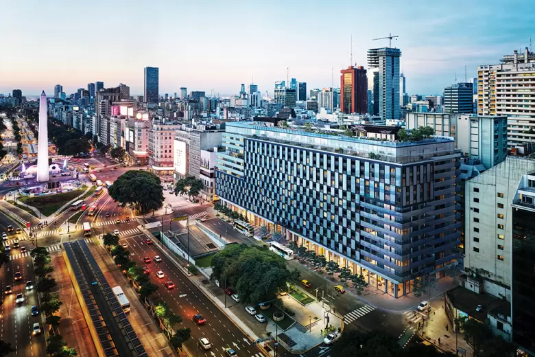 Las impactantes imágenes de la nueva apuesta de IRSA y COTO: "Edificio del Plata"