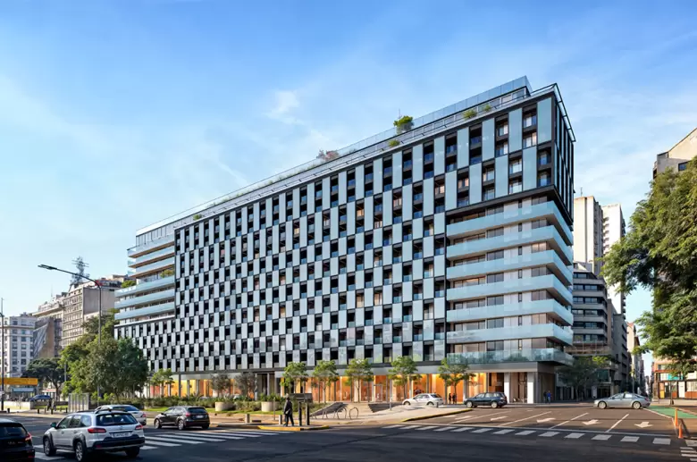 Las impactantes imágenes de la nueva apuesta de IRSA y COTO: "Edificio del Plata"