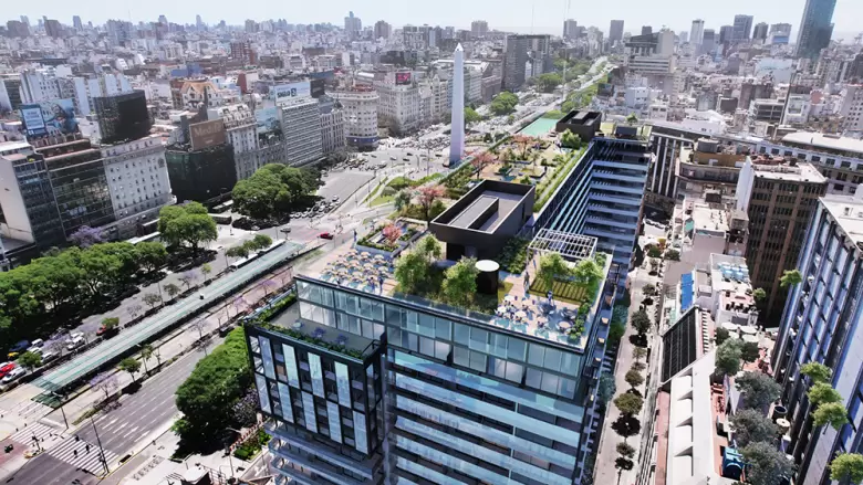 Las impactantes imágenes de la nueva apuesta de IRSA y COTO: "Edificio del Plata"
