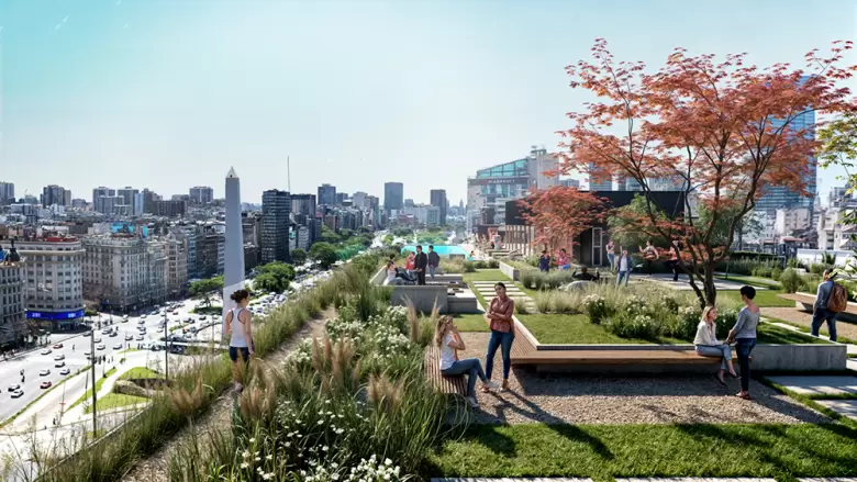 Las impactantes imágenes de la nueva apuesta de IRSA y COTO: "Edificio del Plata"